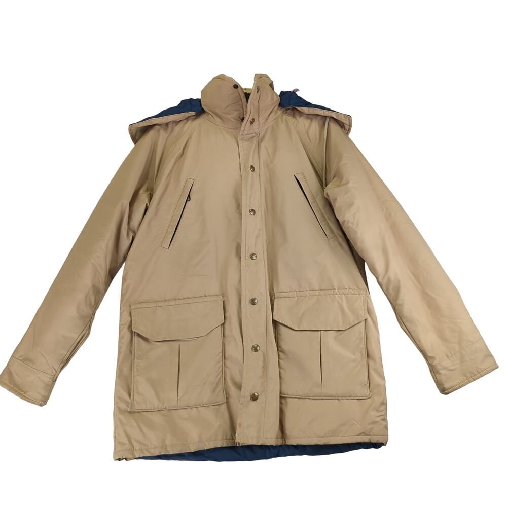 Vintage 80s Columbia Parka Coat Men's Sz Medium Nylon Gore-Tex Heavyweight‎ Down